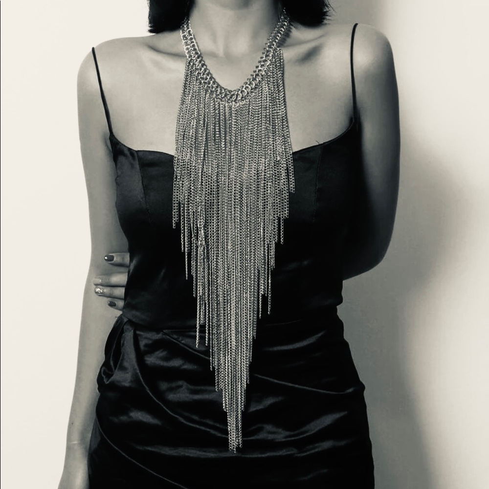 Fringe tassel necklace